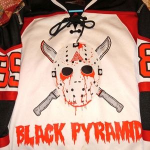 COPY - Black Pyramid Hockey Jersey Jason Voorhees
